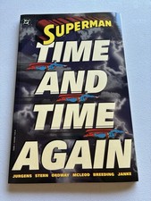 Graphic Novel- Superman Time and Time Again (1991) DC Comic Book NM picture