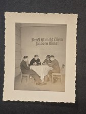 YOUNG  BOYS PLAY CHESS GAME MATCH WW2 German Military Photo picture