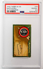 1910 Taddy & Co #14 Napoleon I Autographs PSA 4.5 VG-EX+ Pop 1 None Higher picture