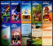 NEW 2026 Walt Disney World Theme Park Guide Maps 10 Maps + Dining , Golf picture