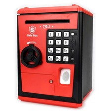 LIKE Fingerprint ATM Piggy Bank for Kids - Red picture