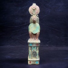 Ancient Egyptian Antiquities Statue Baboon Rare Pharaonic Unique Egyptian BC picture