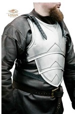 Medieval Steel Cuirass Chest and Back Armor Knight Body Suit LARP Cosplay picture