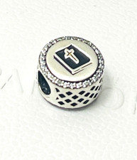 Power of Prayer Faith Cross CZ Pandora Charm Holidays Christmas New Year picture
