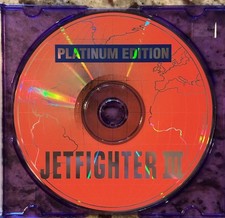 Jetfighter 3 CD Rom PC Video Game 1996 Mission Studios Disk Only picture
