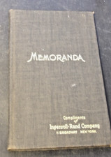 1920s Ingersoll-Rand Memoranda booklet w/ tools in use pictures-Jack Hammers picture