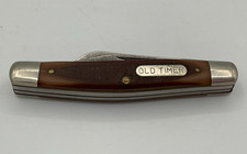 SCHRADE Old Timer 840T Stockman 3-Blade Pocket Knife USED Fast picture