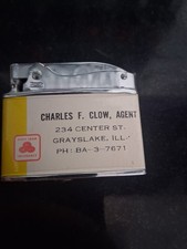 Rolex lighter Vintage State Farm Bank Plan Charles Clow Illinois picture