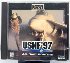 ⭐ Jane's Combat Simulator USNF '97 US Navy Fighters PC Game Win95 CD-ROM 1996 ⭐ picture