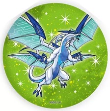 A3 Yu-Gi-Oh Go Rush Badge Aoi Fang Super Speed Dragon 65mm Metal Pins used picture