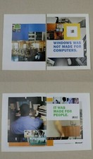 Vintage Microsoft Windows Print Ad 1998 Paper Magazine Clipping 90s Work School picture