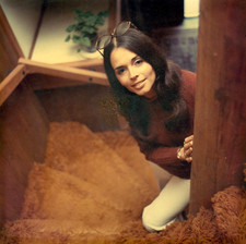 Vintage Pretty Young Woman/Girl, Model Long Hair High Cheeks - 1972 - Snapshot picture