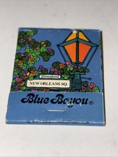 Disneyland New Orleans Square Blue Bayou Collectible Matchbook Advertisement picture