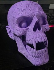 Gothic Vampire Skull 3D Printed picture
