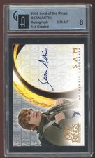 SEAN ASTIN as SAM 2002 TOPPS LORD OF THE RING 
