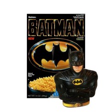 SEALED 1989 Batman Ralston Cereal Box w/ Bank Premium RARE Vintage Unopened picture