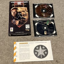 Wing Commander III: Heart of the Tiger 3DO 1995 Discs Insert Long Box No Manual picture