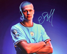 Erling Haaland Signed 8x10 inch  Authentic Original Autograph + COA picture