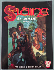 SLAINE THE HORNED GOD GRAPHIC NOVEL Part 1 2000AD TITAN 2002 Ed. SIMON BISLEY picture