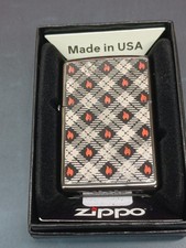 Zippo Pattern Design Color Image High Polish Black 46944 picture