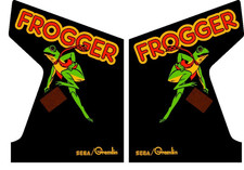Frogger Arcade Side Art 2 Piece Set Laminated High Quality picture
