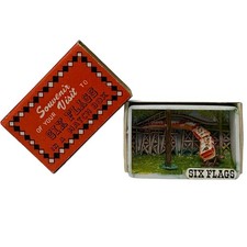 1960s Six Flags Run-A-Way Mine Train Diorama In A Matchbox Souvenir Hong Kong picture