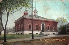 Vintage Postcard 1911 Post Office, Milford, Delaware (DE) picture