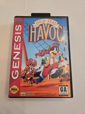 High Seas Havoc (Sega Genesis, 1993) CIB Authentic (game cartridge and box) picture