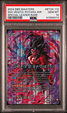 PSA 10 Dragon Ball DBS Masters 2024 BT24-112 SS4 Vegito Potara WR Cert 91066974 picture