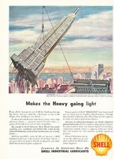 1949 Shell Empire State Building Original Advertisement Print Art Ad K96 picture