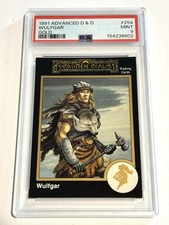 1991 Advanced Dungeons & Dragons Gold Border Wulfgar #254 PSA 9 Rookie 1 of 1 picture