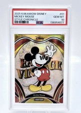 2025 Kakawow Disney Mickey Mouse #1 PSA 10 Style Chronicle /145 picture