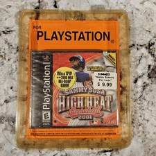 Sealed Blister Pack Sammy Sosa High Heat Baseball 2001 Sony PlayStation 1 RARE picture