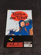 Super Nintendo Tintin In Tibet FAH, Excellent Condition picture