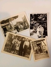 4 x Original World War 2 German Photographs Naval Kriegsmarine & Family Genuine picture