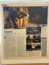 2007 Game Informer TimeShift Xbox 360 PC Video Game Review Magazine Page picture