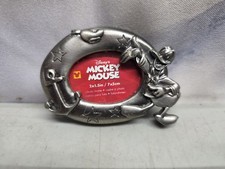 π₯ Vtg Walt Disney Donald Duck Anchor Mini Silver Pewter Magnetic Picture Frame picture