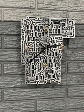 Valve Body Clock – A Gearhead’s Timepiece.    one-of a kind clock Man Cave Decor picture