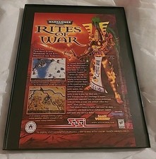 Warhammer 40000 Rites Of War Online Game Print Ad 1999 Framed 8.5x11 picture