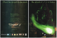 Vintage Print Ad 2000 Thief II 2 Metal Age PC Game Original Promo Poster Art picture