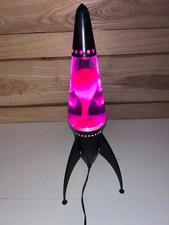 Vintage Starship Lava Lamp Red/Purple picture