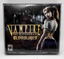 Vampire The Masquerade Bloodlines 3 Disc plus Soundtrack Disc NO Manual PC GAME picture