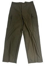 Dutch Air Force Military Cargo Pants Seyntex OD Green Cotton 38x36 NOS picture