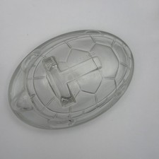Antique Turtle Canning Town London Pressed Glass Jelly Mould Mold Reg 803268 30s picture