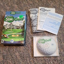 Sid Meier's SIM Golf PC CD-ROM 2001 Box Video Game Simulation Design 🇨🇦 CIB picture
