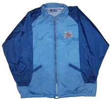 VTG Tokyo Disneyland 15th Anniversary Jester Mickey Windbreaker Jacket Lg READ picture