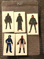 1970s Vending Machine Mini Mego Planet of the Apes Complete Sticker Set (5) VTG picture