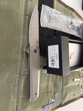 Kansept Integra K1042D1 Damascus Folding Knife Jk Knives Titanium Handle picture
