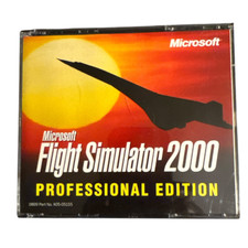 Microsoft Flight Simulator 2000 Professional Edition 3 Disks picture