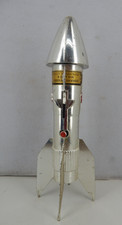 VTG 1957 Astro Mfg Rocket Ship Mechanical Coin Bank Berzac Creation Space Age picture